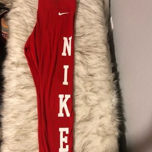 Red Nike Leggings
